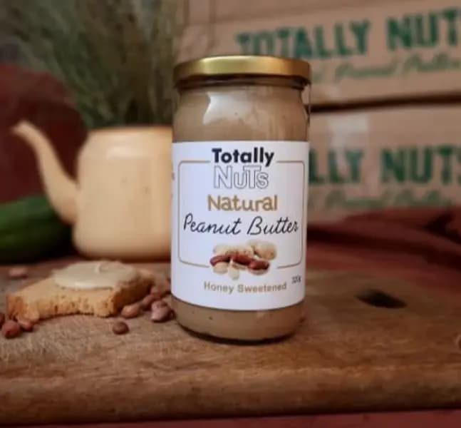 Totally Nuts Natural Peanut Butter Honey Sweetened 320g