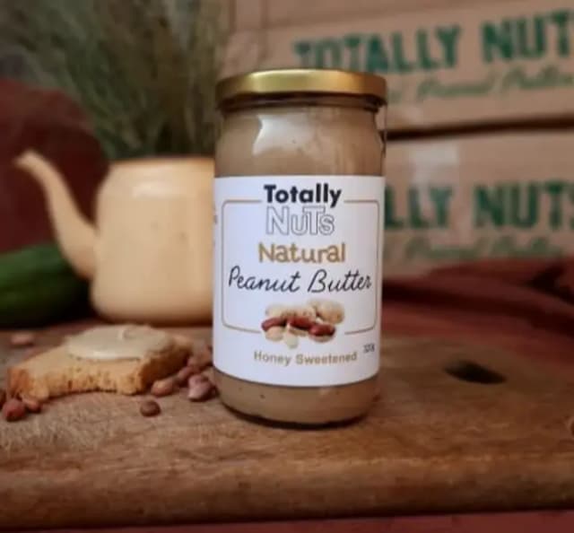 Totally Nuts Natural Peanut Butter Honey Sweetened 320g